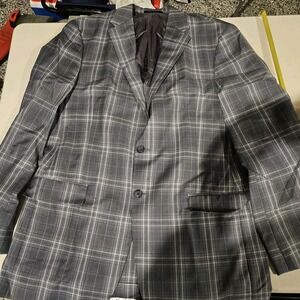 Joseph Abboud Blazer Mens 42L Blue Wool Two Button Lora piano